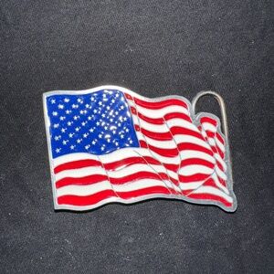 American Flag Belt Buckle